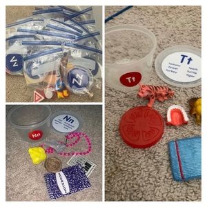 Lakeshore letter sound bags